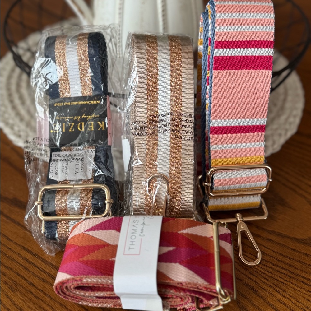 Kenzie Colorful Striped Bag Straps